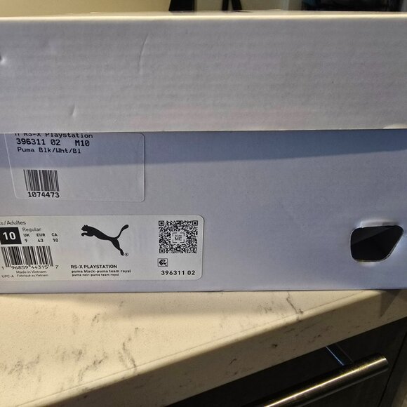 Puma x PlayStation RS-X Black Team Royal Men Unisex Black Team MENS SIZE 10 NEW - Picture 7 of 10